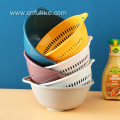 Kitchen vegetable drain basket living room fruit bowl